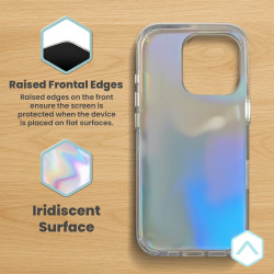 Funda Iridiscente con Piedras para Samsung A07