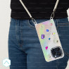 Funda Iridiscente con Piedras para Samsung A07