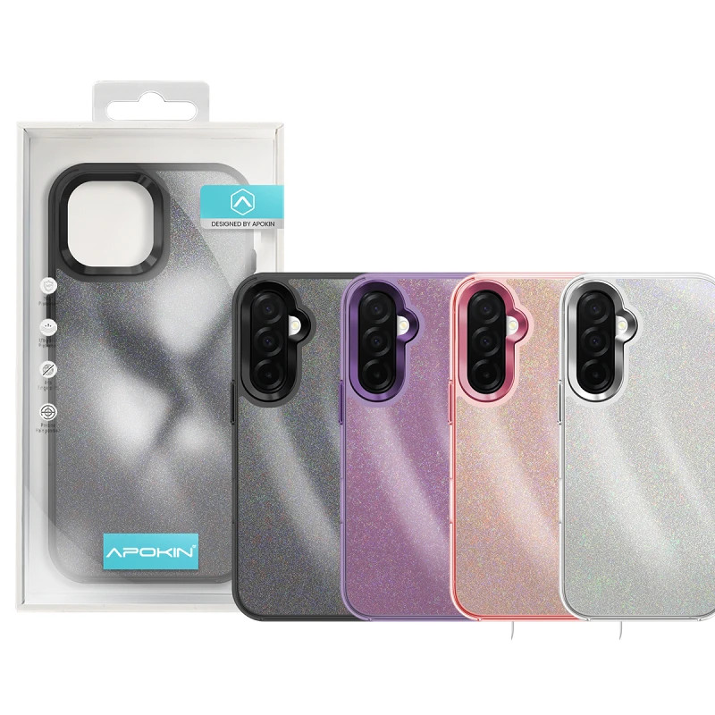 Funda Purpurina Apokin Samsung A07 - 4 Colores