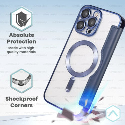 Funda Mocome de Tapa Cromado con Magsafe para iPhone 17 6-Colores