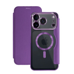 Funda Mocome de Tapa Cromado con Magsafe para iPhone 17 Pro 6-Colores