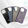 Funda Silicona con Cristales Diamante iPhone 17 - 4 Colores