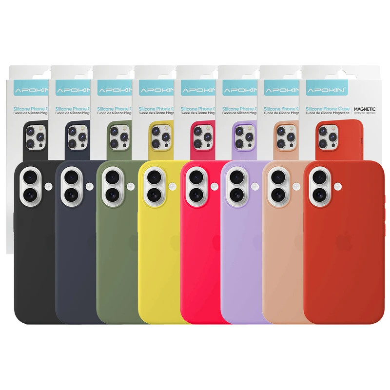 Funda Silicona Liquida Premium Magsafe iPhone 17 Pro disponible en 8 Colores