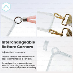 Funda 2en1 ClearStrap Transparente para Samsung A07