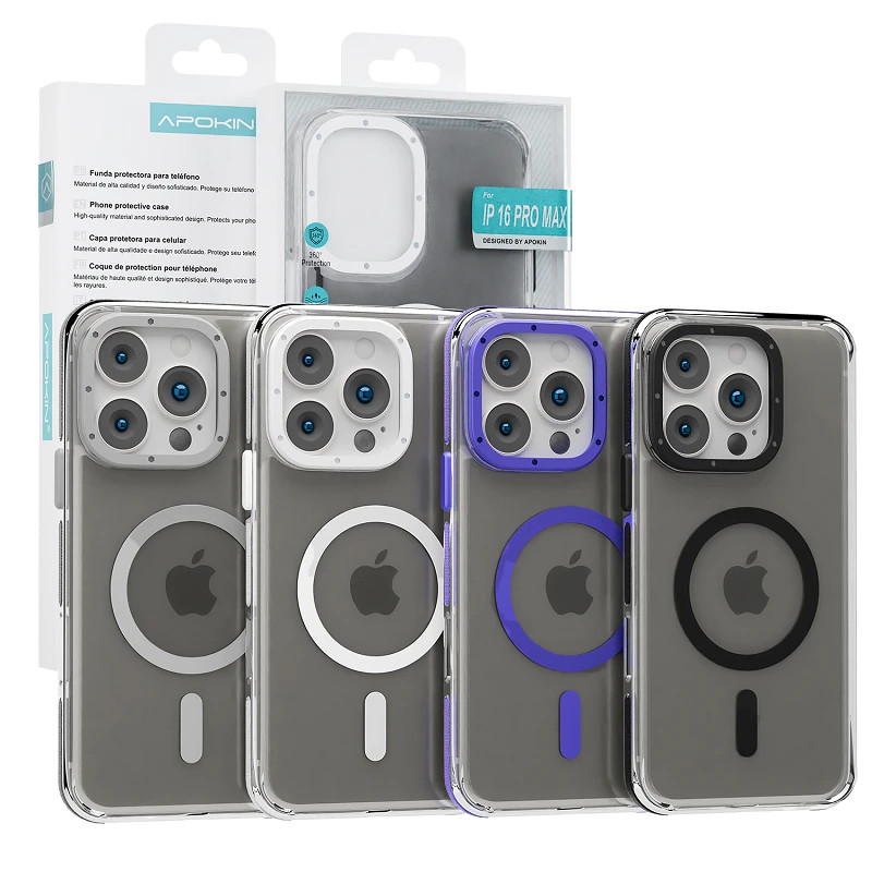 Funda Apokin Reforzada Con Magsafe iPhone 17 Pro Max 4 Colores