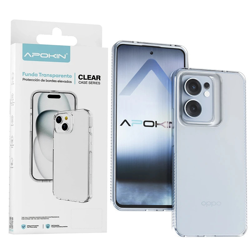 Funda Transparente ABR Antigolpe Premium Oppo Reno 14F