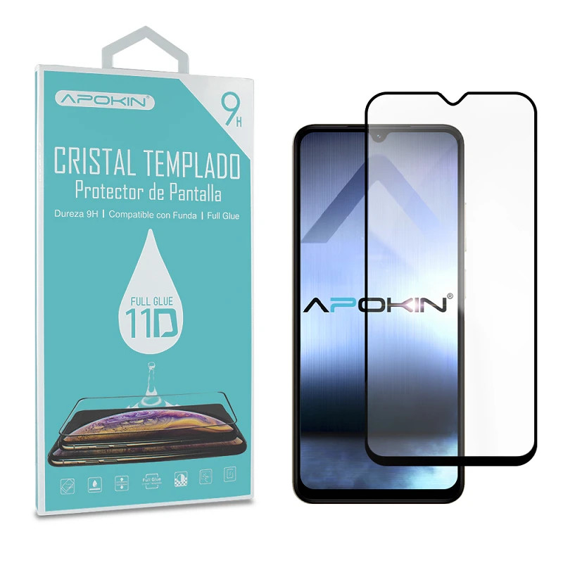 Cristal templado Full Glue 11D Premium Xiaomi Redmi 15 4G/5G Protector de Pantalla Curvo Negro