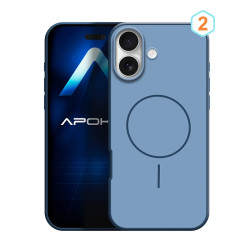 Funda Silicon Bicolor con Magsafe para iPhone 17 6-Colores