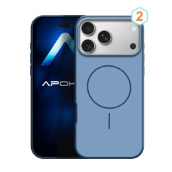 Funda Silicon Bicolor con Magsafe para iPhone 17 Pro Max 6-Colores