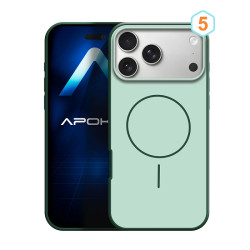 Funda Silicon Bicolor con Magsafe para iPhone 17 Pro Max 6-Colores