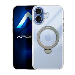 Funda Puro Con Anilla y Soporte Magsafe para iPhone 16
