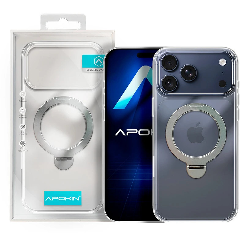 Funda Puro Con Anilla Giratoria y Magsafe para iPhone 17 Pro