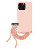 Funda suave con Cordon Iphone 17 Pro 4-Colores
