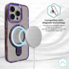 Funda Purpurina Magsafe Con Anilla Magsafe iPhone 16e - 4 Colores