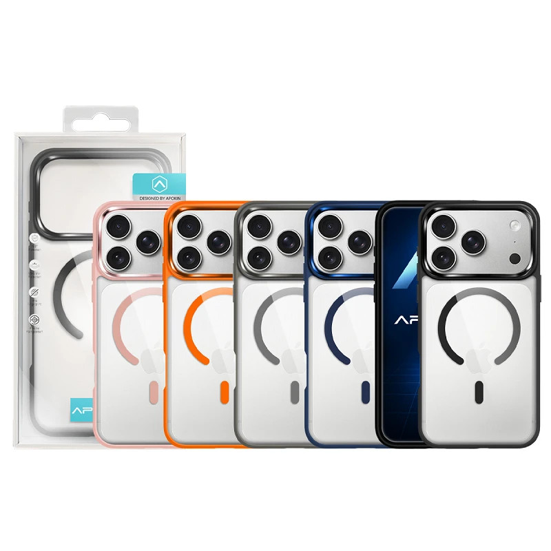 Funda Acrilica Premium Magsafe iPhone 17 Pro 5 Color