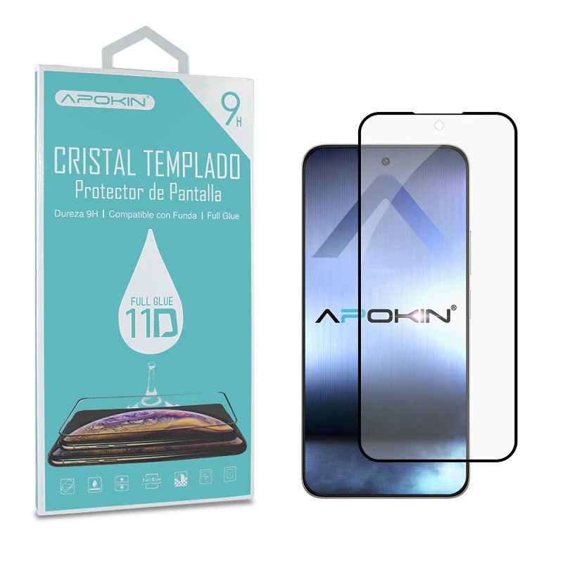 Cristal templado Full Glue 11D Premium Xiaomi Mi17/17 Pro Max Protector de Pantalla Curvo Negro