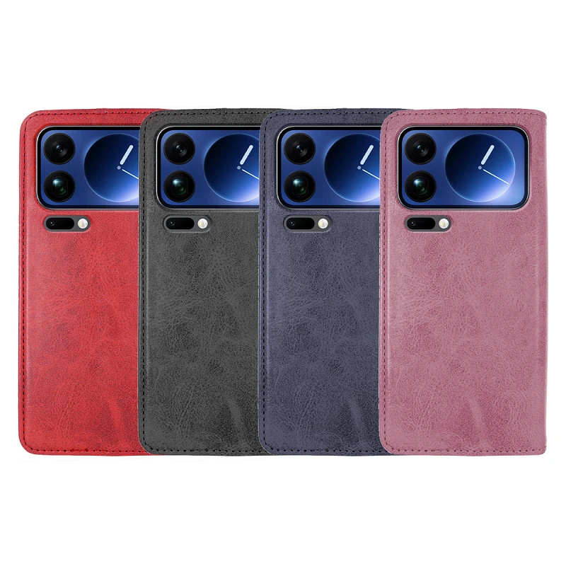 Funda Tapa con Tarjetero Xiaomi Mi 17 Pro Max Polipiel - 4 Colores