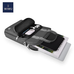 WIWU Bolso Vertical Alpha Layer 11 Pulgadas Gris