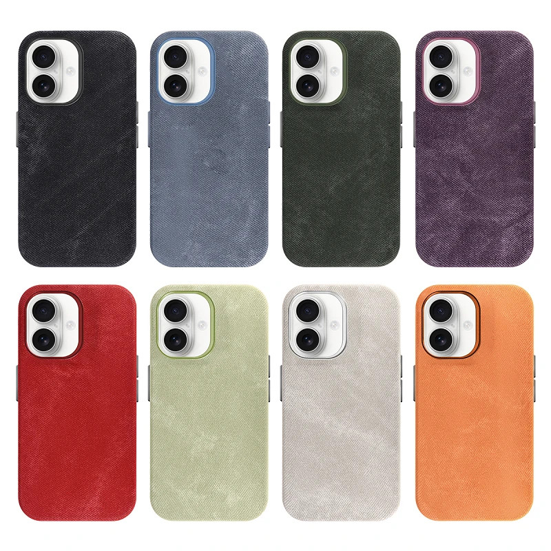 Funda Mocome de Piel con Magsafe para iPhone 17 Air 8-Colores