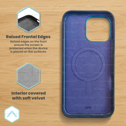 Funda Mocome de Piel con Magsafe para iPhone 17 Pro Max 8-Colores