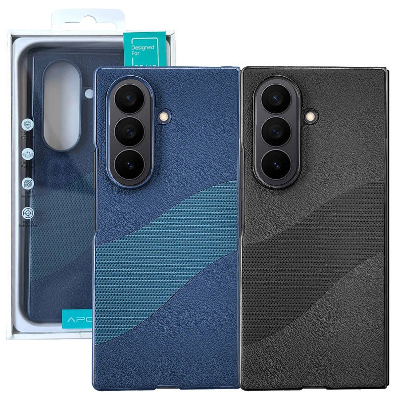 Funda Tapa de Piel con Relieve Apokin Samsung Z Fold 7 - 2 Colores