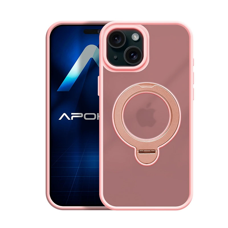 Funda Con Soporte Giratorio Smoked para iPhone 15 2-Color