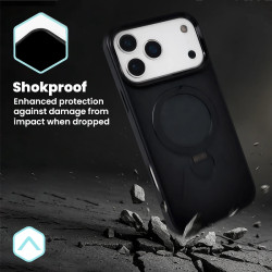 Funda Rock con Anilla y Soporte para Iphone 15