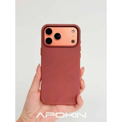 Funda Efecto Tela Textura Con Magsafe para iPhone 17 Air 4-Colores