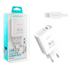 Cargador de Carga Rápida 20W 3.1 Q.C Hembra Tipo-C + Cable Lighting APOKIN - Blanco
