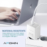 Cargador de Carga Rápida 20W 3.1 Q.C Hembra Tipo-C + Cable Lighting APOKIN - Blanco