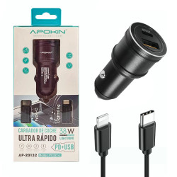Cargador 38W Coche Salida...