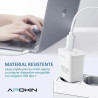 Cargador Rápido Entrada 18w 3.0 USB-A 3.1A Lightning APOKIN - Blanco