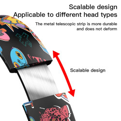 Auriculares Diadema inalámbricos RGB Deepbass R9 Negro