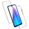 Funda Doble Xiaomi Redmi Note 8T Silicona Transparente Delantera y Trasera
