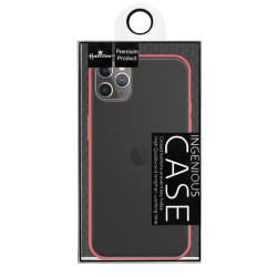 Funda Gel Iphone 11 PRO MAX 6.5 Smoked con borde de color