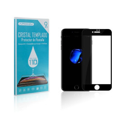 Cristal templado Full Glue 11D Premium iPhone 6/ 7 / 8 Protector de Pantalla Curvo Negro