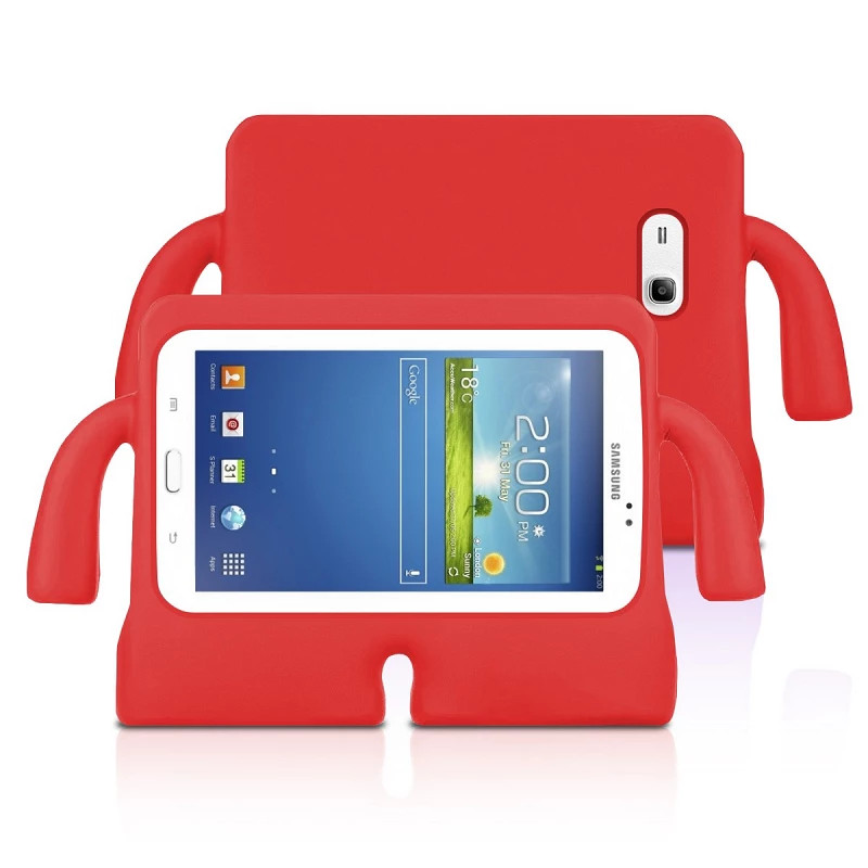 Funda Antigolpe Samsung Galaxy Tab 3 7.0 / Lite / Kids Silicona Reforzada para niños, disponible en 4 colores