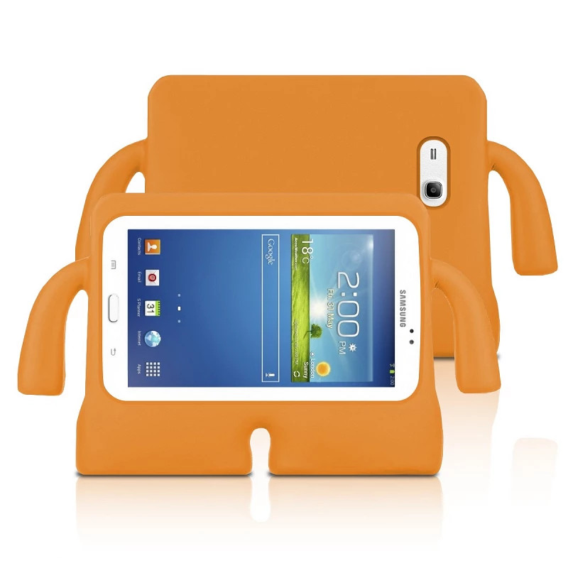 Funda Antigolpe Samsung Galaxy Tab 3 7.0 / Lite / Kids Silicona Reforzada para niños, disponible en 4 colores