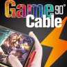 Cable Game Moxom CC-70 con Luz LED 2.4A - Lightning 2 Colores