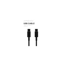 Cables Tipo-C a Tipo-C Negro Caja Tipo Original 1 Metro