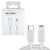 Cable Tipo-C a Lightning 1Metro Blanco Caja Tipo Original