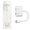Cable Separador Adaptador Audio Lightning a Jack 3.5MM
