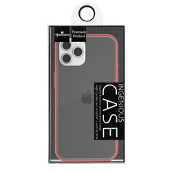 Funda Gel IPhone 13 Pro 6.1" Smoked con borde de color