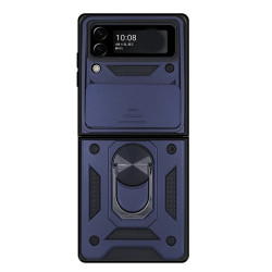 Funda con Anilla y Cámara Deslizante Samsung Galaxy Z Flip 3 con Imán