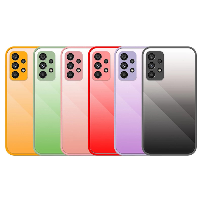 Funda Silicona Tempered Glass Samsung Galaxy A53 - 6 Colores