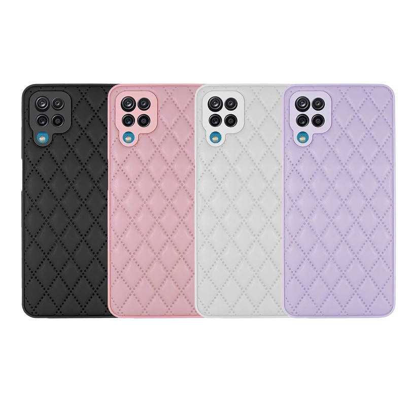 Funda Smoked Chamel Samsung Galaxy A12 Piel 4 Color