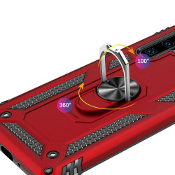 Funda Aluminio Antigolpe Samsung Galaxy A42-5G con Imán y Soporte de Anilla 360º