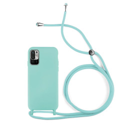 Funda suave con Cordón Xiaomi Redmi Note 10 5-Colores