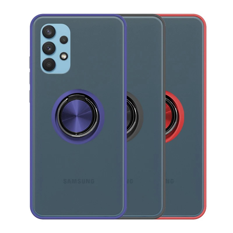 Funda Gel Samsung Galaxy A22 4G Imán con soporte Smoked