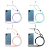 Funda Gel transparente con Cordón Samsung Galaxy A03 Core 4-Colores